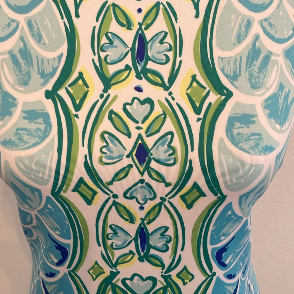 Lilly Pulitzer PERLA scuba dress XS worn once palm beach realtor cruise lunch - Picture 3 of 7